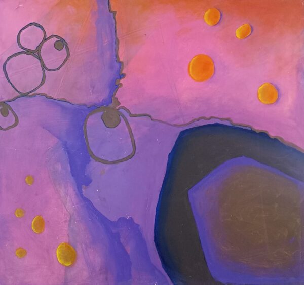 Burbujas II, acrilico, 90x80cm Burbujas II